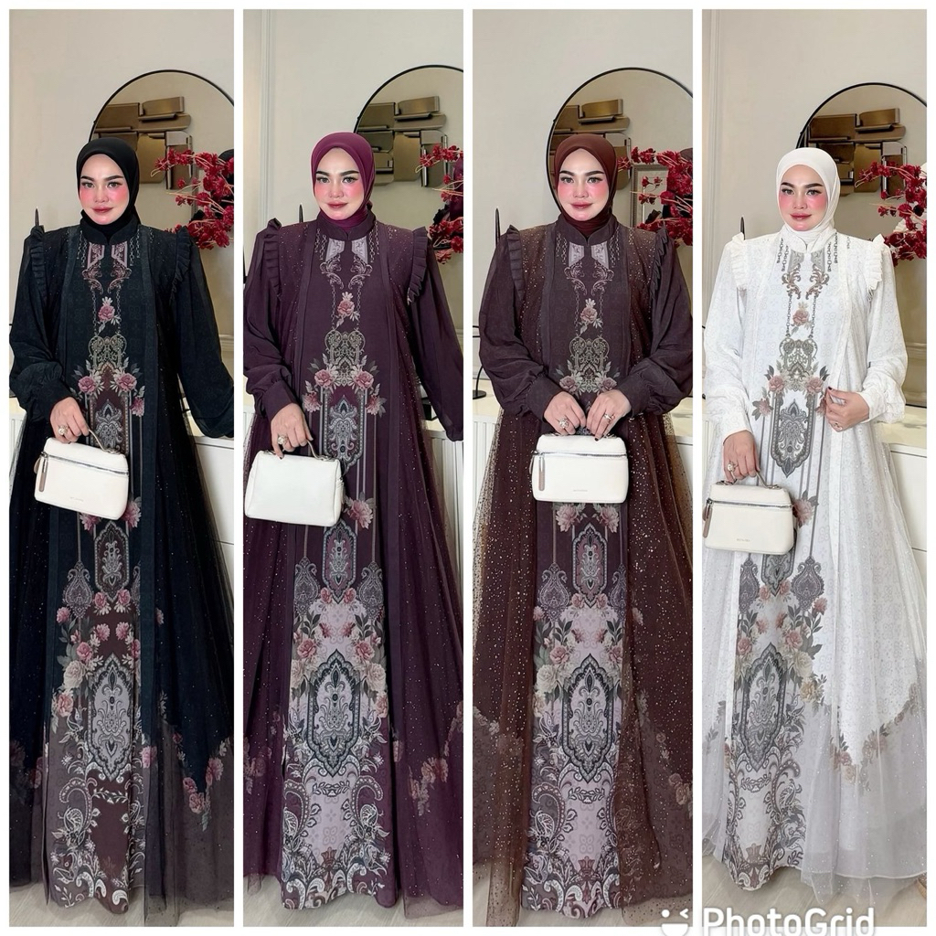 READY SIAP KIRIM BISA COD BEST SELLER ORIGINAL TERBARU GAMIS AVRILIA HIJAB ORI BRAND ABAYA GAMIS DRE