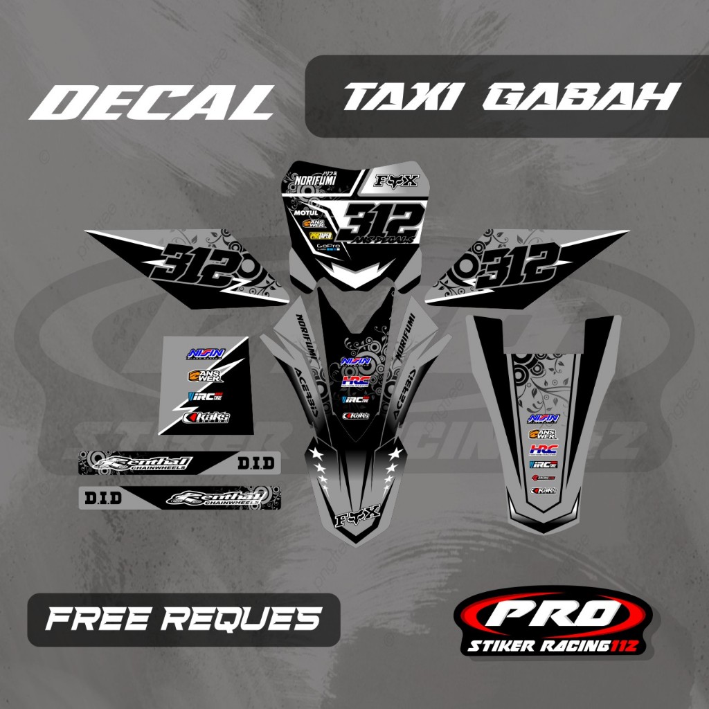 DECAL OJEK GABAH DECAL TAXI GABAH DECAL ANGKUT GABAH FREE CUSTOM
