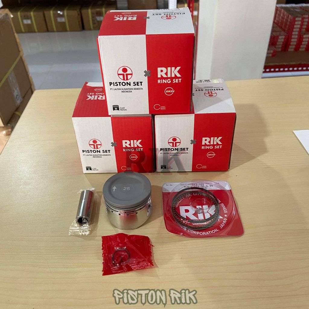 PISTON KIT ORIGINAL RIK BEAT KARBU STD - 200