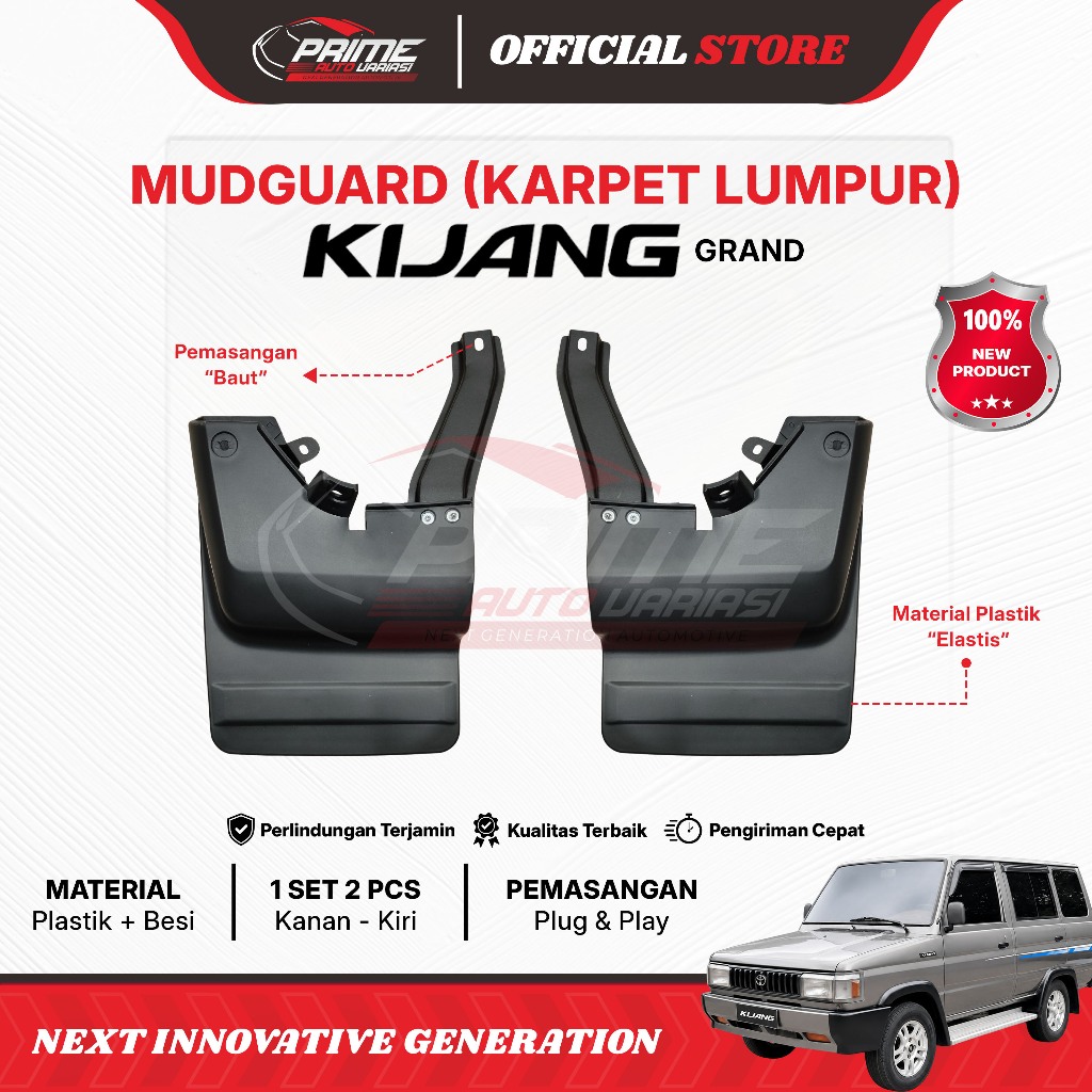 Mud Guard Kijang Karpet Lumpur Kijang Grand Super 1993 - 1996
