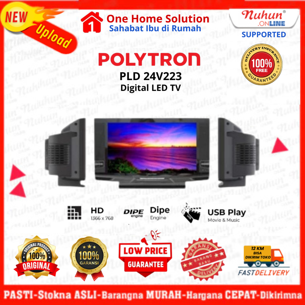 Polytron Digital TV  PLD 24V223 Semi Tabung