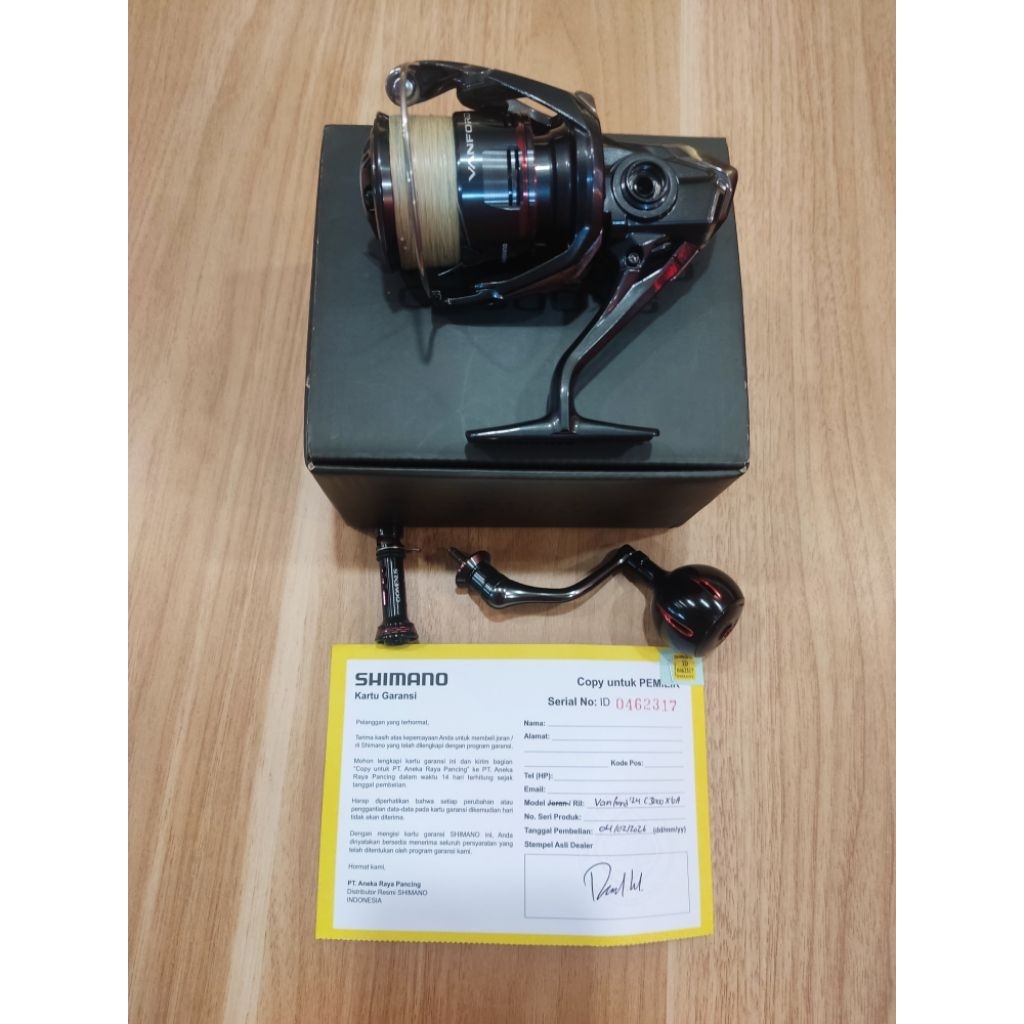 reel second Shimano vanford 3000xg