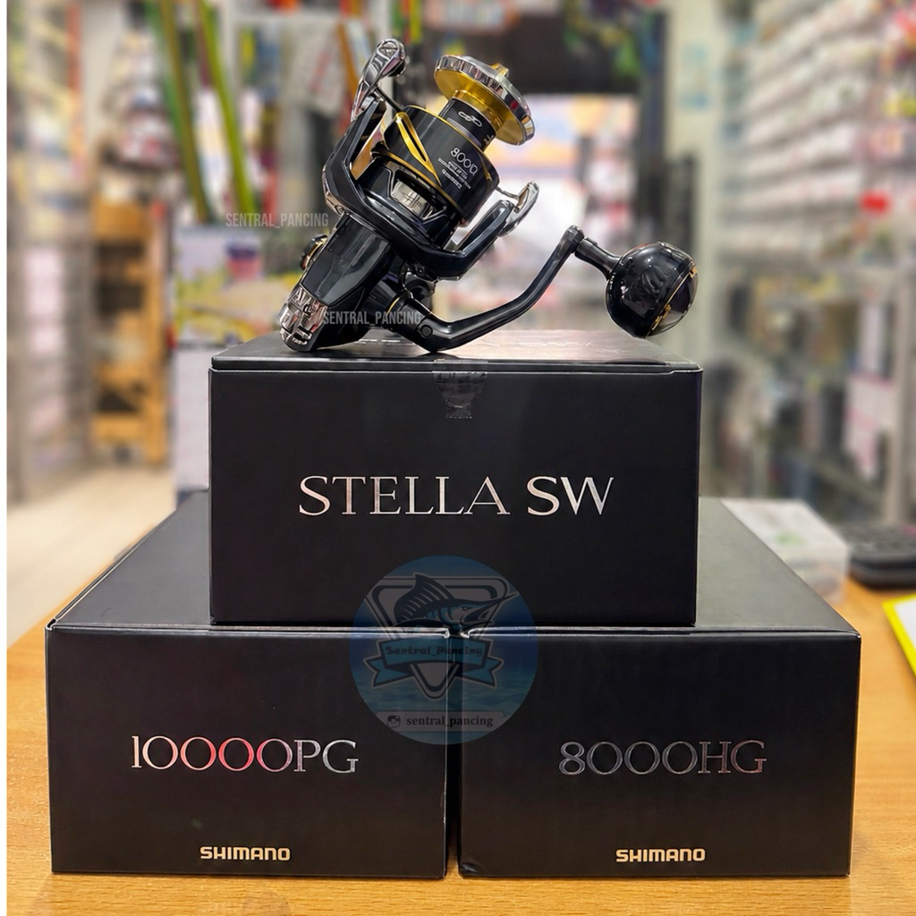 REEL SPINNING SHIMANO STELLA SW 2025 8000HG 10000PG 10000HG ( GARANSI RESMI )
