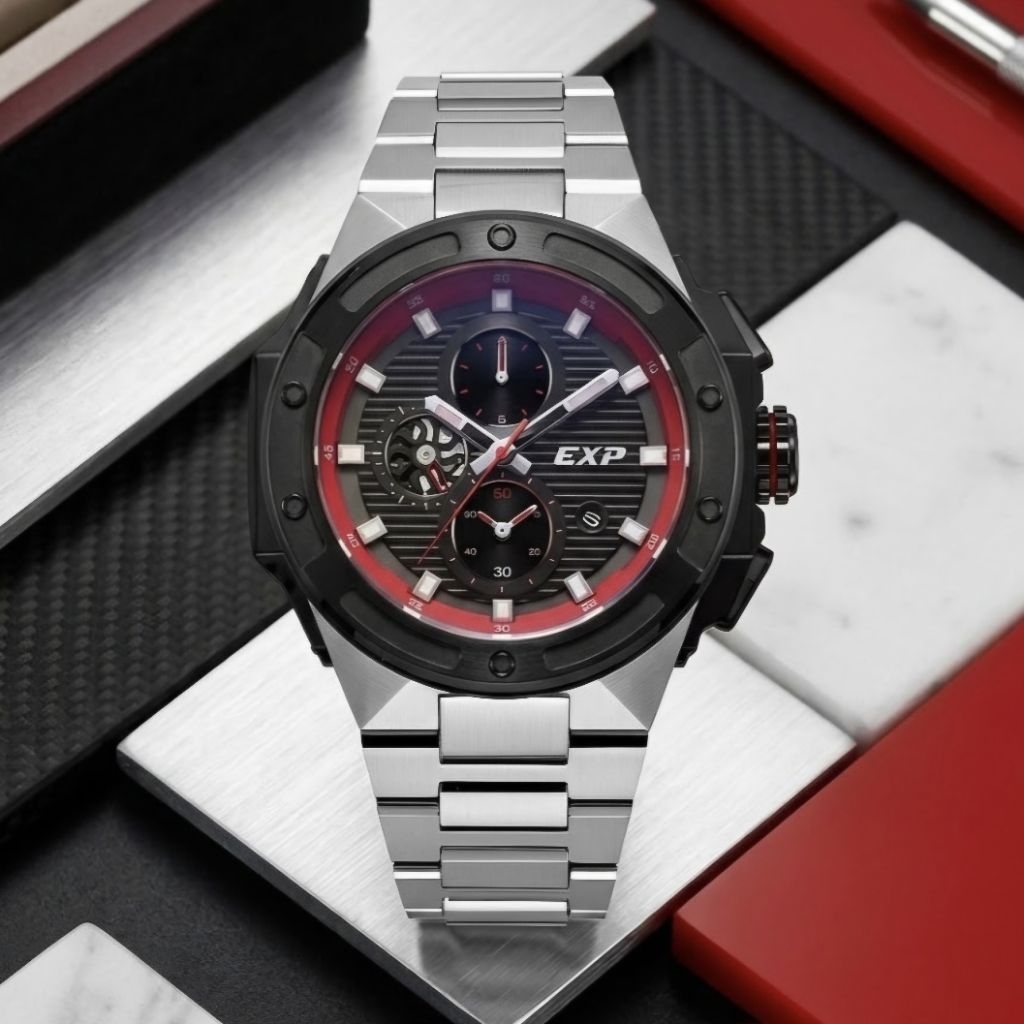 EXPEDITION 6818 SILVER DASAR MERAH original