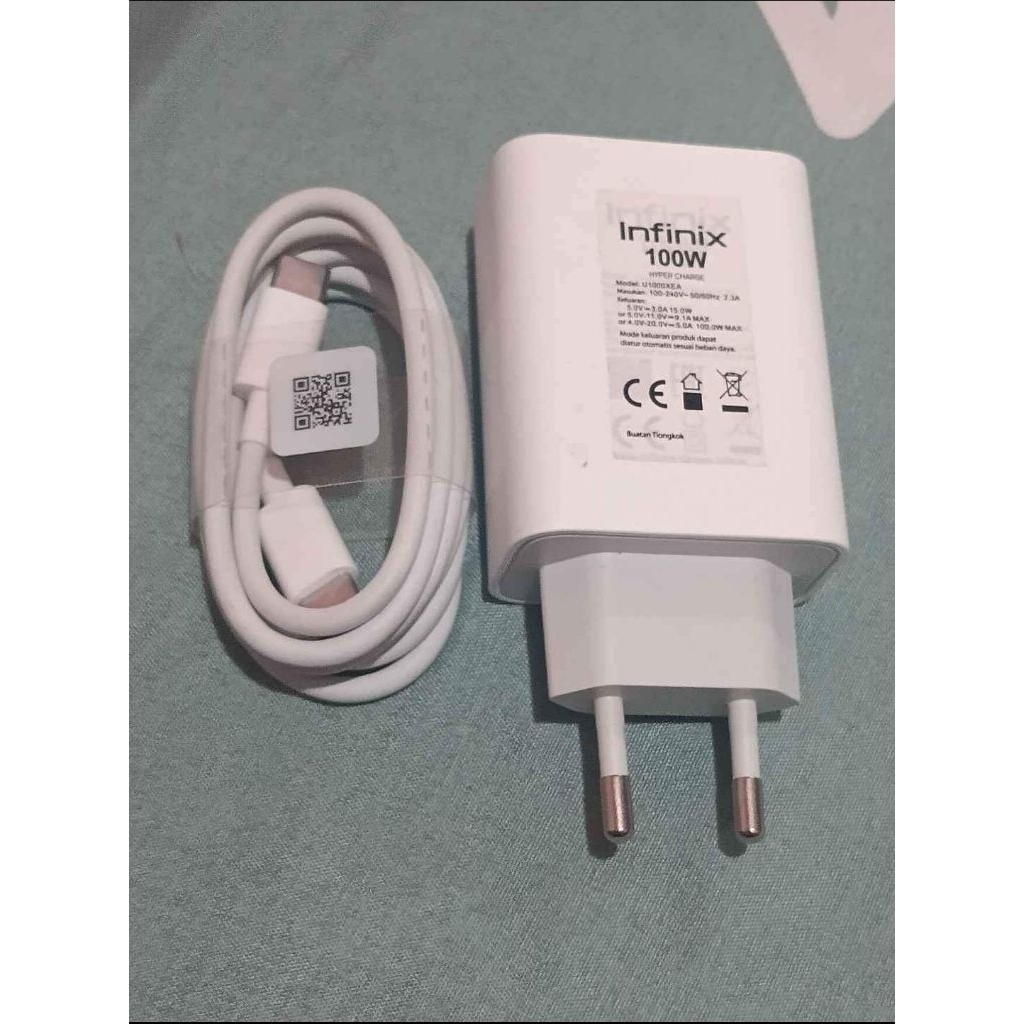 charger Infinix 100 watt ORI copotan hp