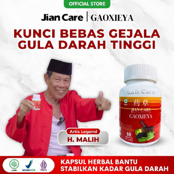 JianCare Gaoxieya - Obat Herbal Alami untuk Menurunkan Gula Darah