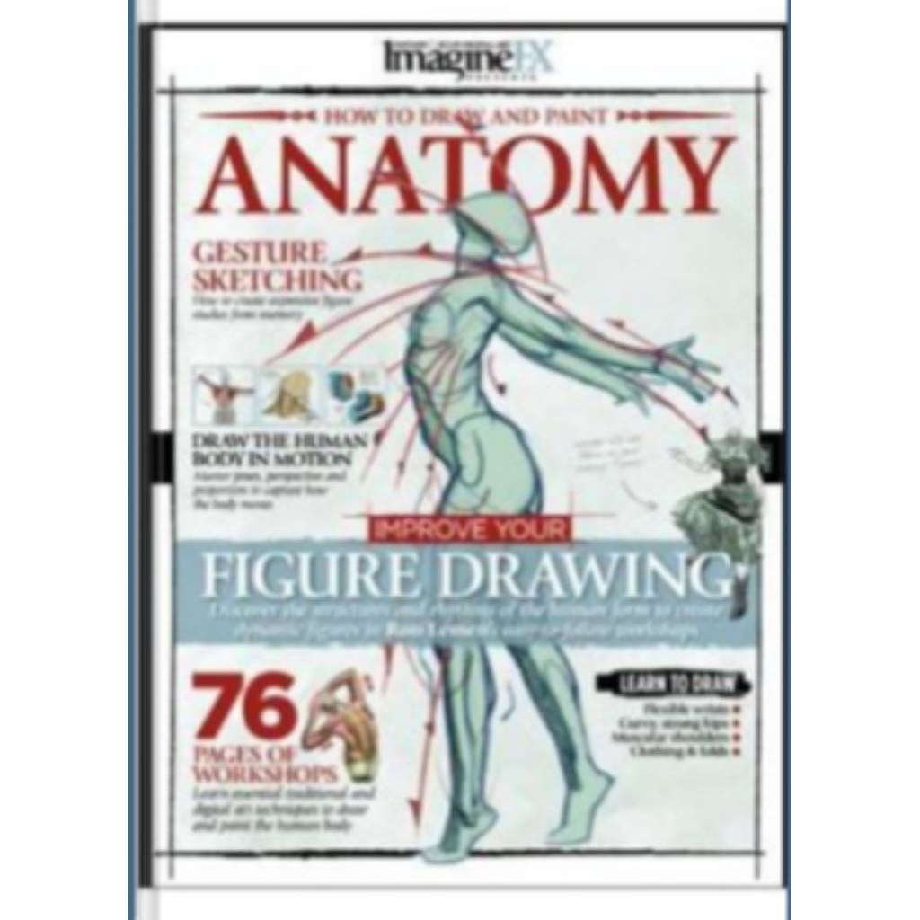 Buku ImagineFX How to Draw and Paint Anatomy vol. 2
