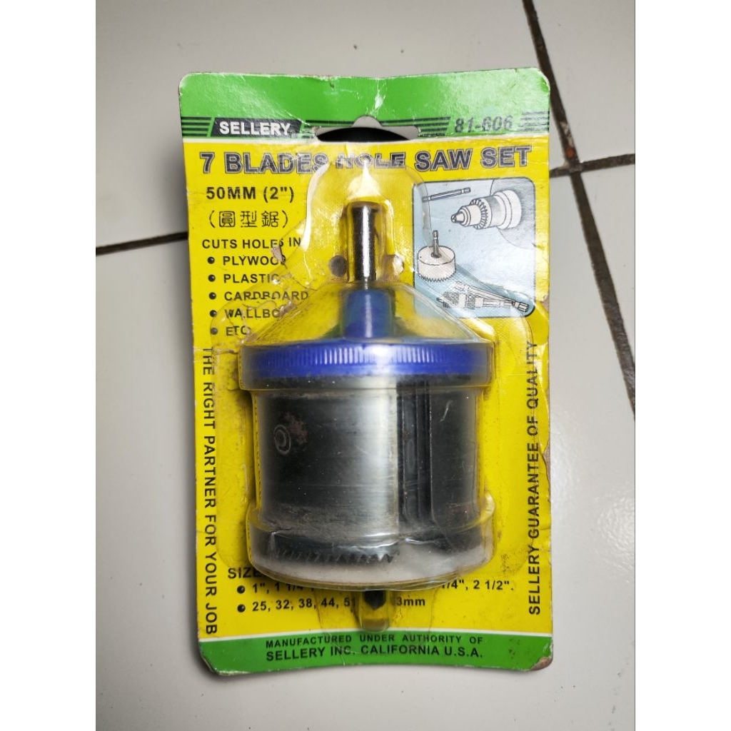 Sellery 7 blades hole saw set