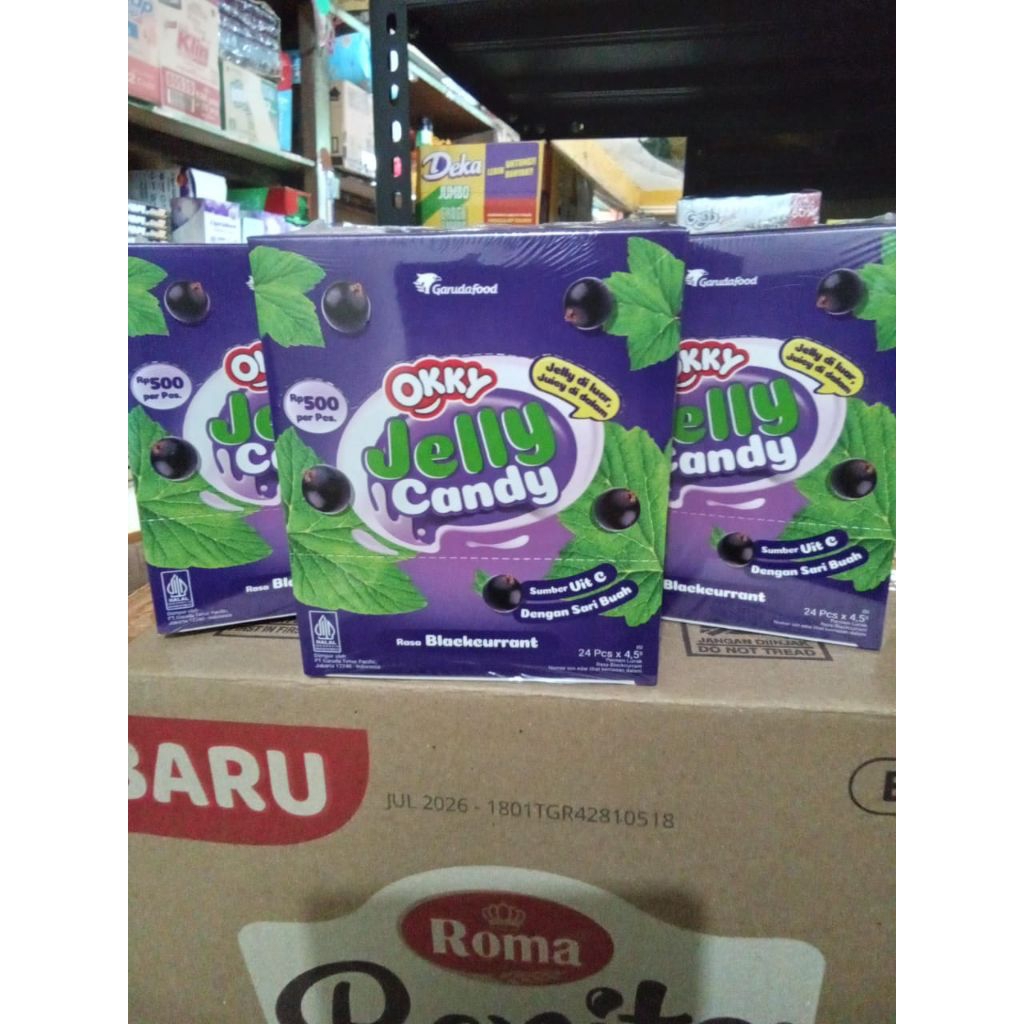 Okky Jelly Candy Rasa Blackcurrant