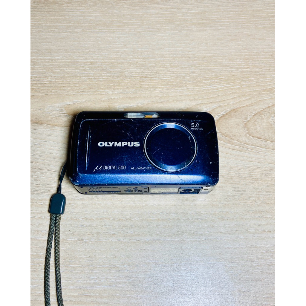 Camera digital Olympus mju 500 layar blank hitam