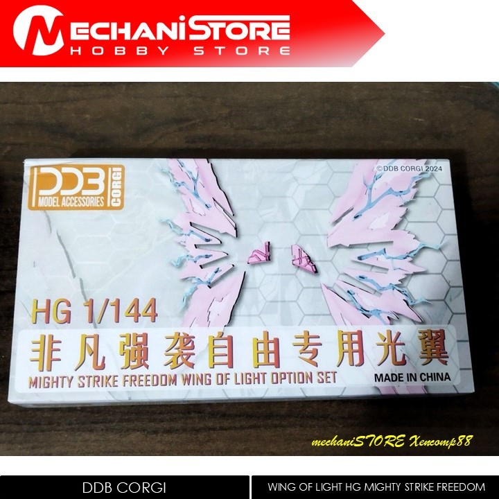 DDB Corgi Wing of Light + Stand Action Base HG HGCE Mighty Strike Freedom - READY STOK