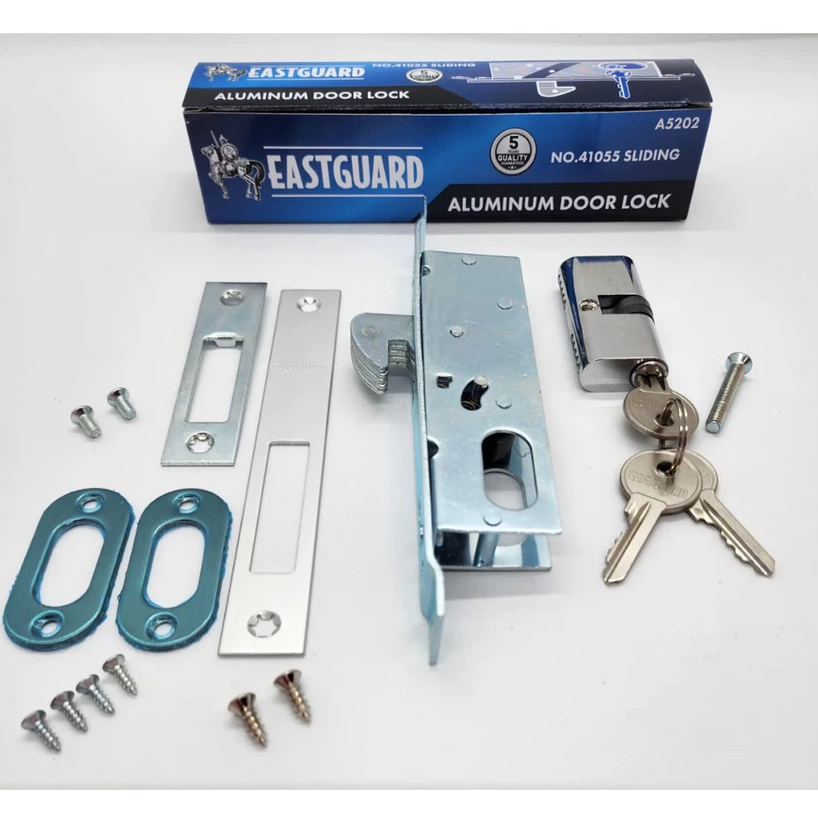 Kunci Pintu kait Sliding Aluminium | Kunci Pintu Geser | Body Kunci Sliding Kecil | Body Swing