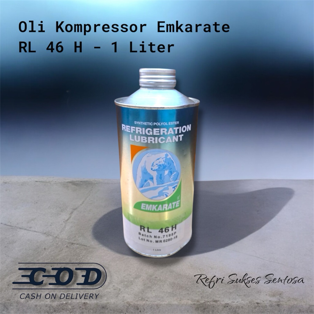 Oli Kompressor Emkarate RL 46H // RL 32H // RL 68H // Emkarate Oli - 1 Liter
