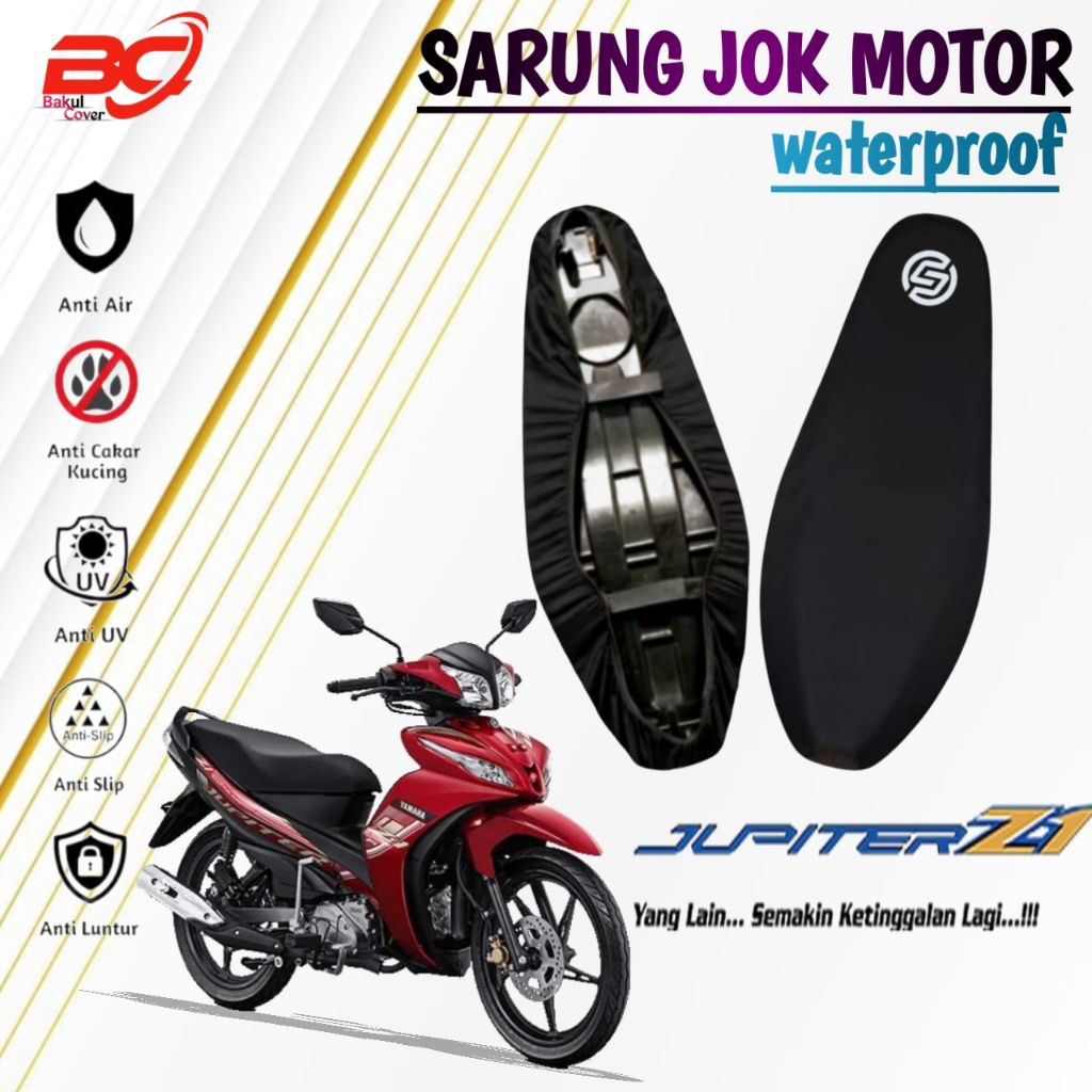 sarung jok motor anti air YAMAHA JUPITER Z,NEW JUPITER Z,JUPITER Z ROBOT,JUPITER Z1,cover jok motor 
