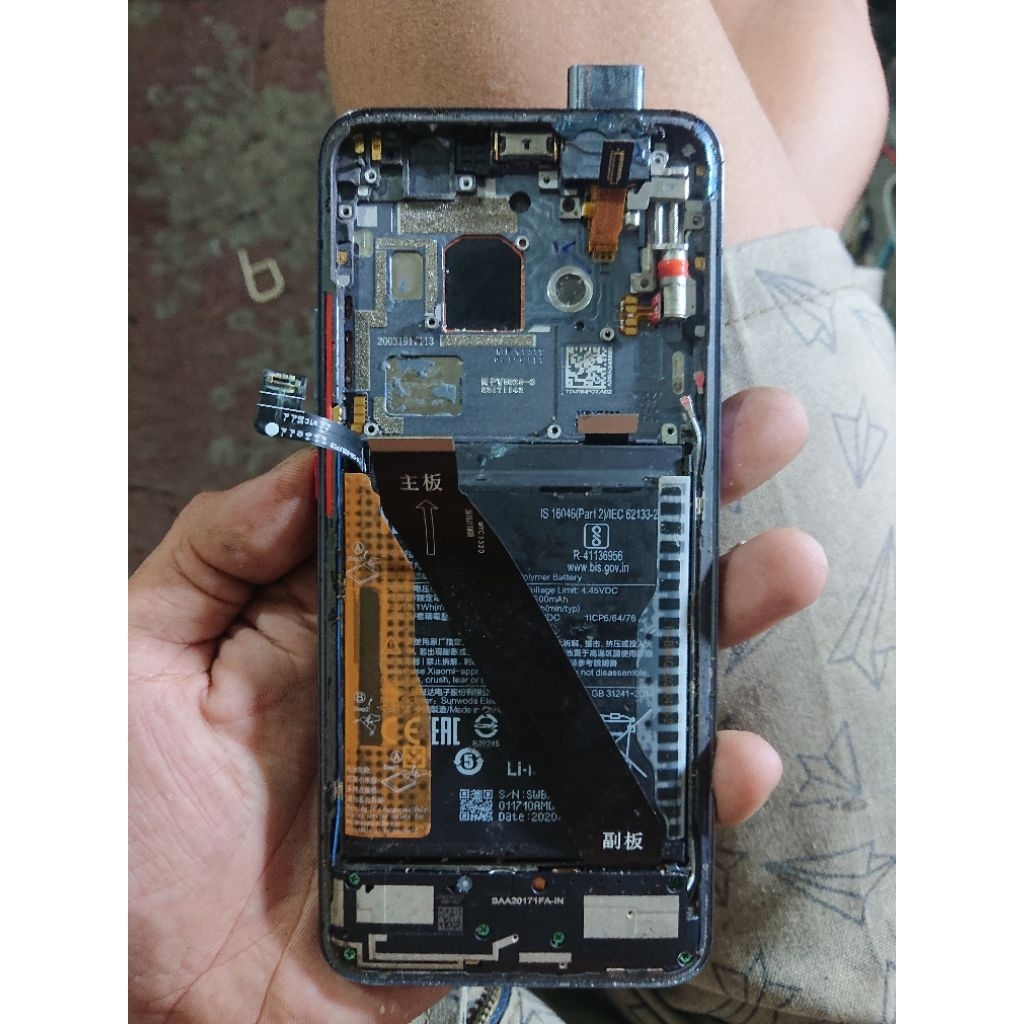 lcd set poco F2pro/redmi k30pro ori  copotan fullset