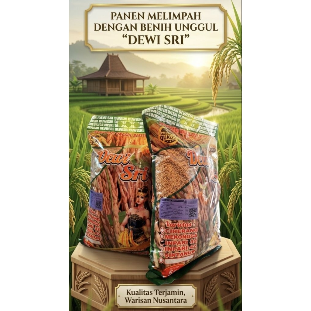 Benih Padi Inpari 32 Dewi Sri (ORIGINAL)