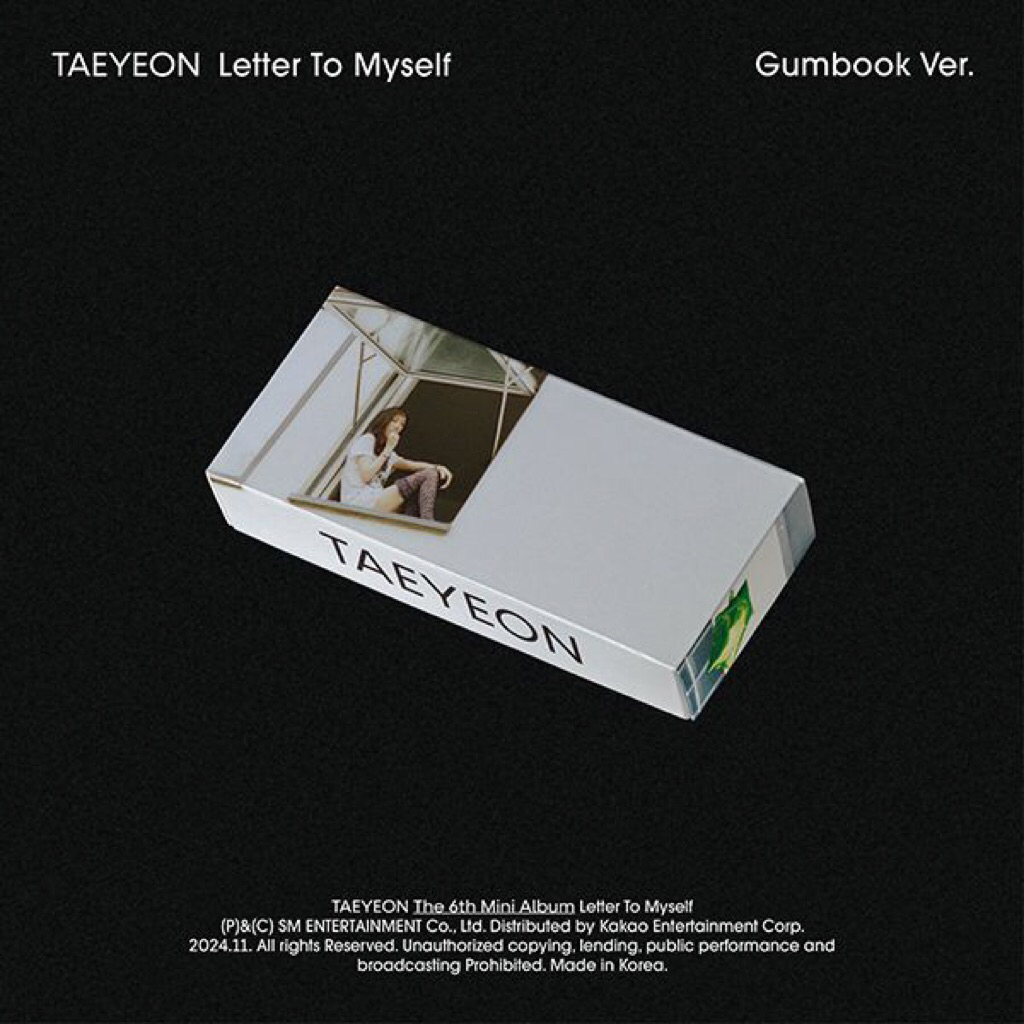 READY STOCK OFFICIAL TAEYEON LETTER TO MYSELF GUNBOOK VER
