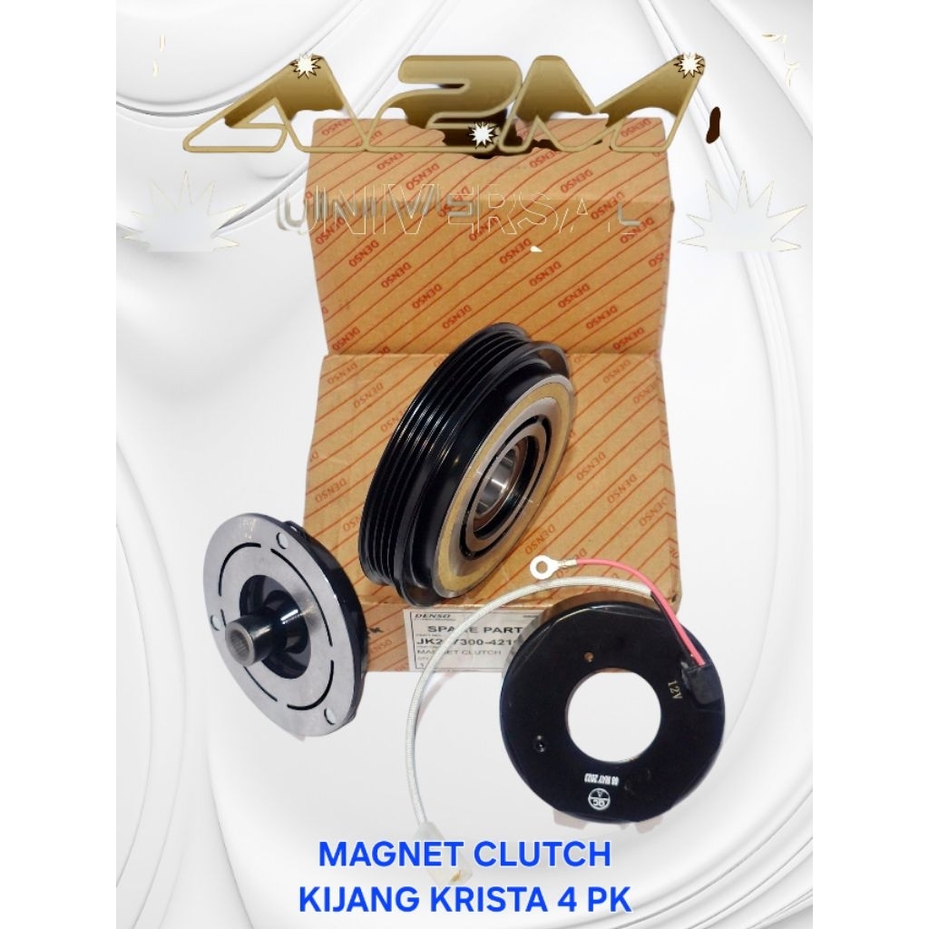 MAGNET CLUTCH PULLY PULI PULLEY KOMPRESOR AC MOBIL KIJANG KRISTA