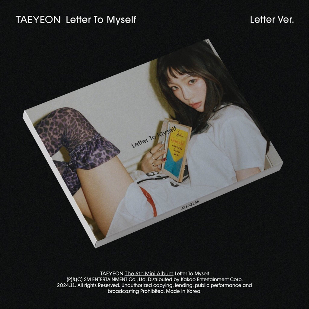 READY STOCK OFFICIAL TAEYEON LETTER TO MYSELF LETTER VER