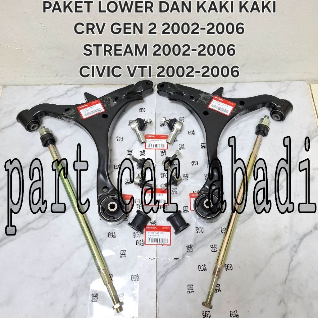 Paket PNP Lower Arm Front Sayap Depan Set Kanan Kiri Dan Kaki kaki Komplit Tie Rod Rack End Link Sta