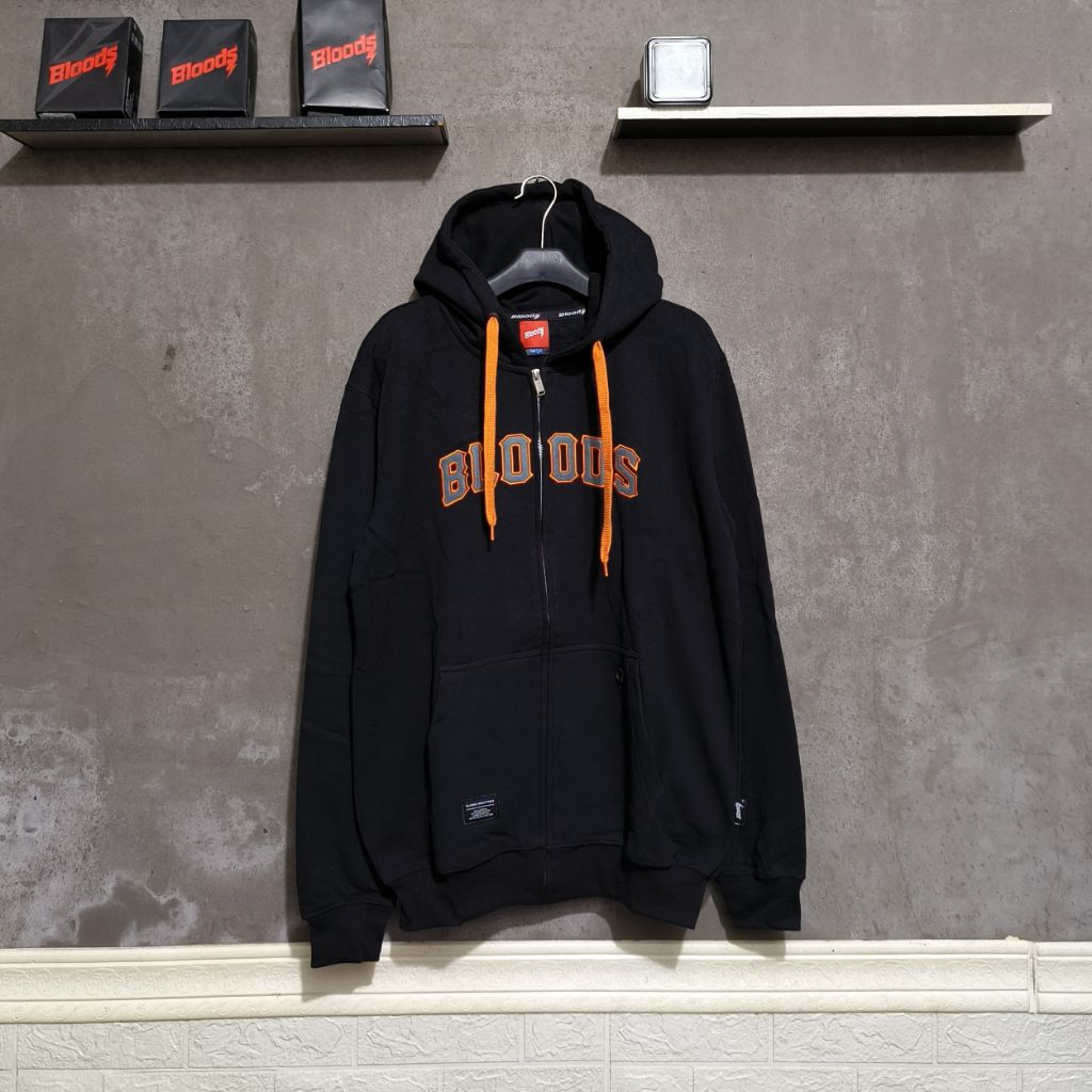HOODIE SWEATER BLOODS CRYPTS BLACK ORIGINAL.