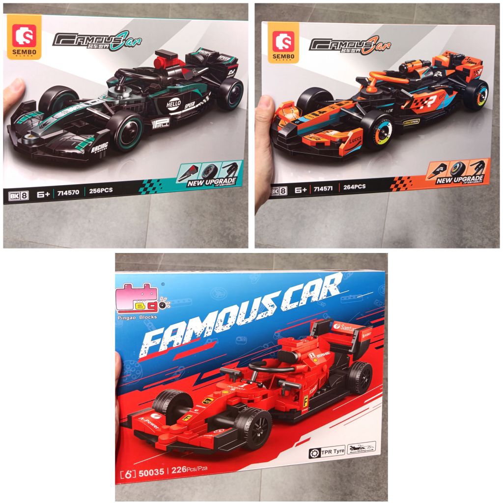 BRICK SEMBO FAMOUS RACING CAR