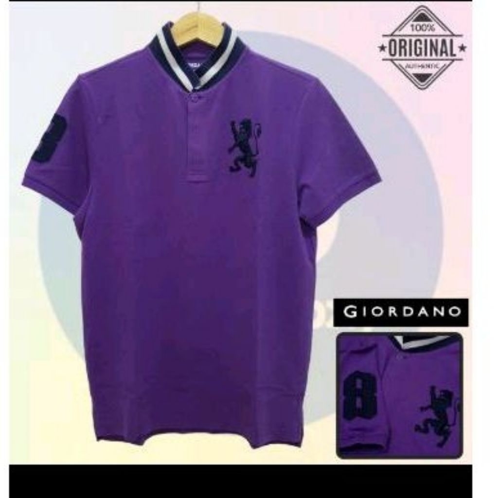 Giordano original polo man 3D lion