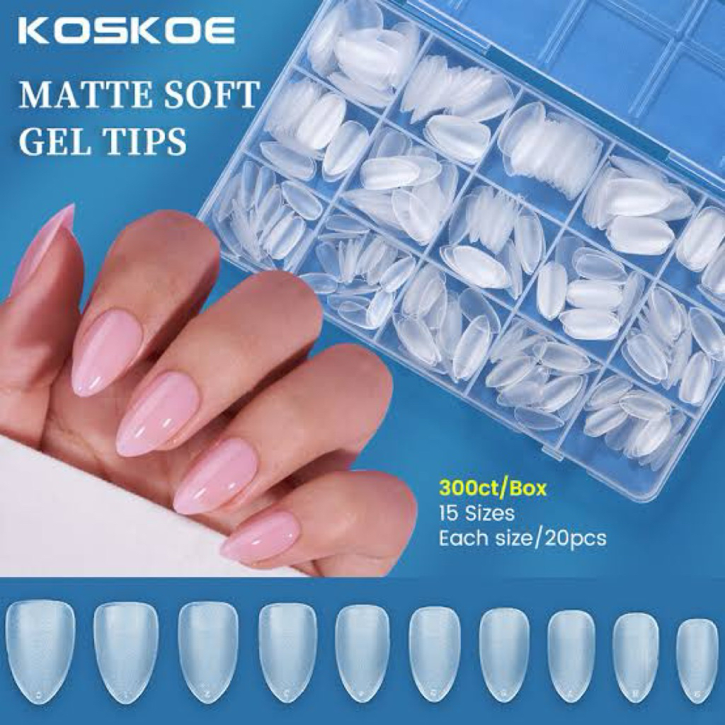 koskoe kupal soft gel tip kuku extension
