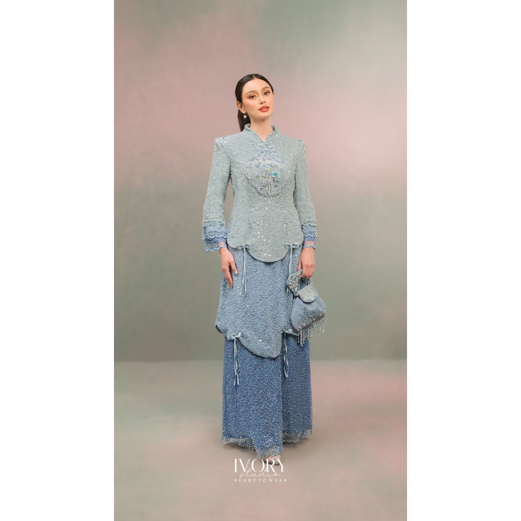 Letters of Her | Batari Ambara Dress in Ocean Blue