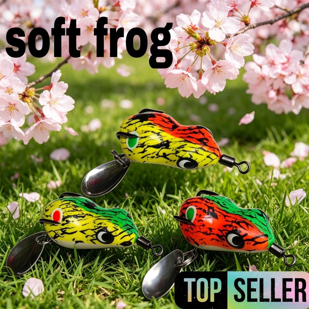 Soft frog lure casting ikan toman gabus.