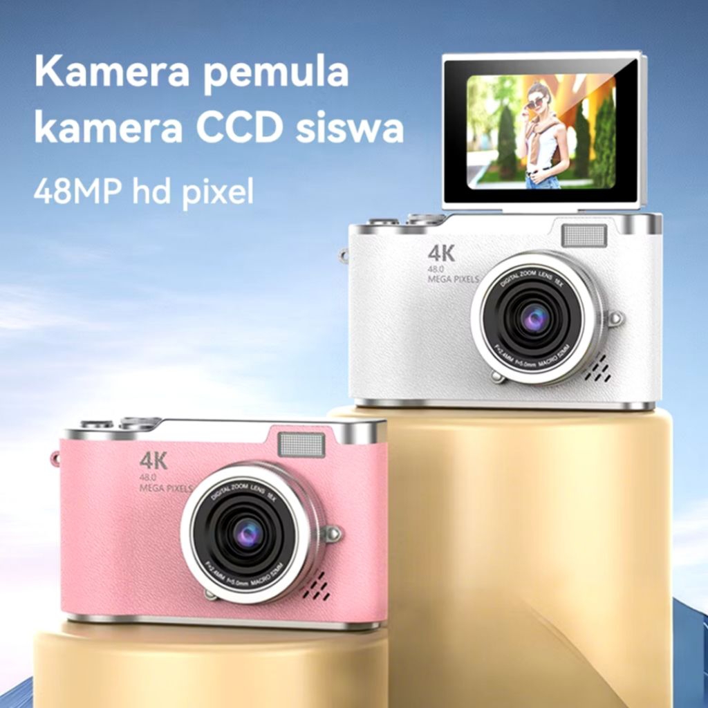 (TERMURAH) KAMERA LK-007 + Memory 64GB + OTG / Kamera Digital 4K 48.0 Pixel Camera Digital 4K