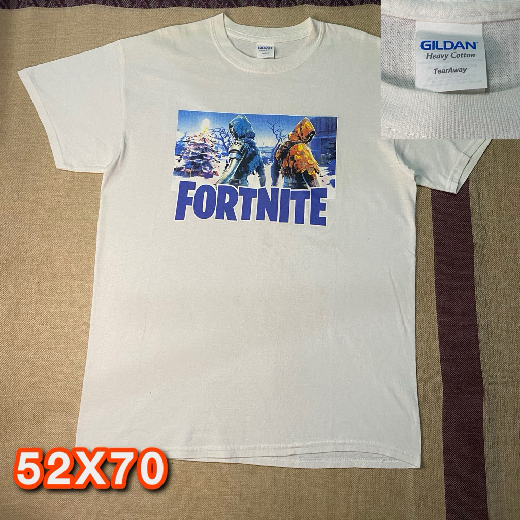 Kaos Fortnite Winter Edition Gildan Heavy Cotton original second