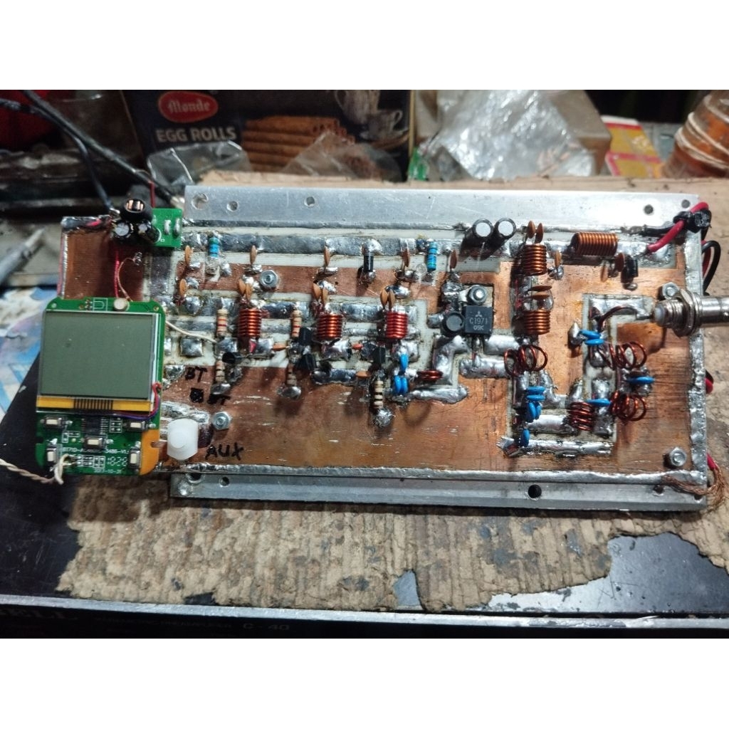 KIT PEMANCAR FM PLL BLOUTUT 7WAT FAINEL C1971 ORIGINAL FREQ 88-108 MHZ