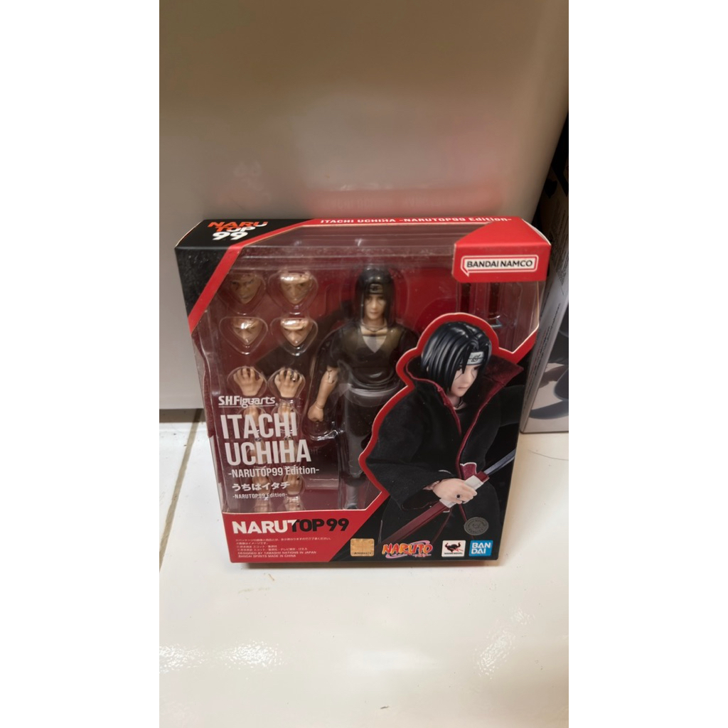 shf itachi uchiha naruto top 99 edition bandai original