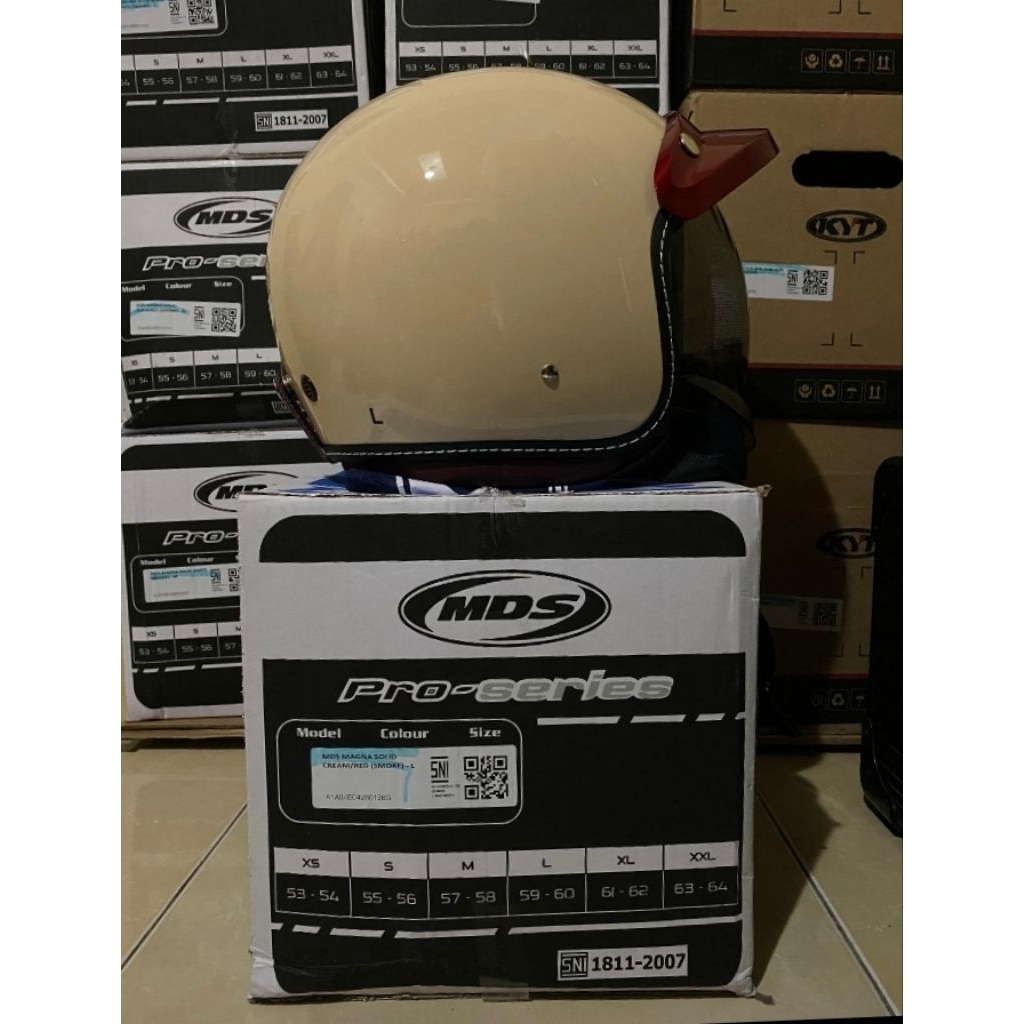 HELM MDS MAGNA 100% ORIGINAL MDS HELM HIJAB