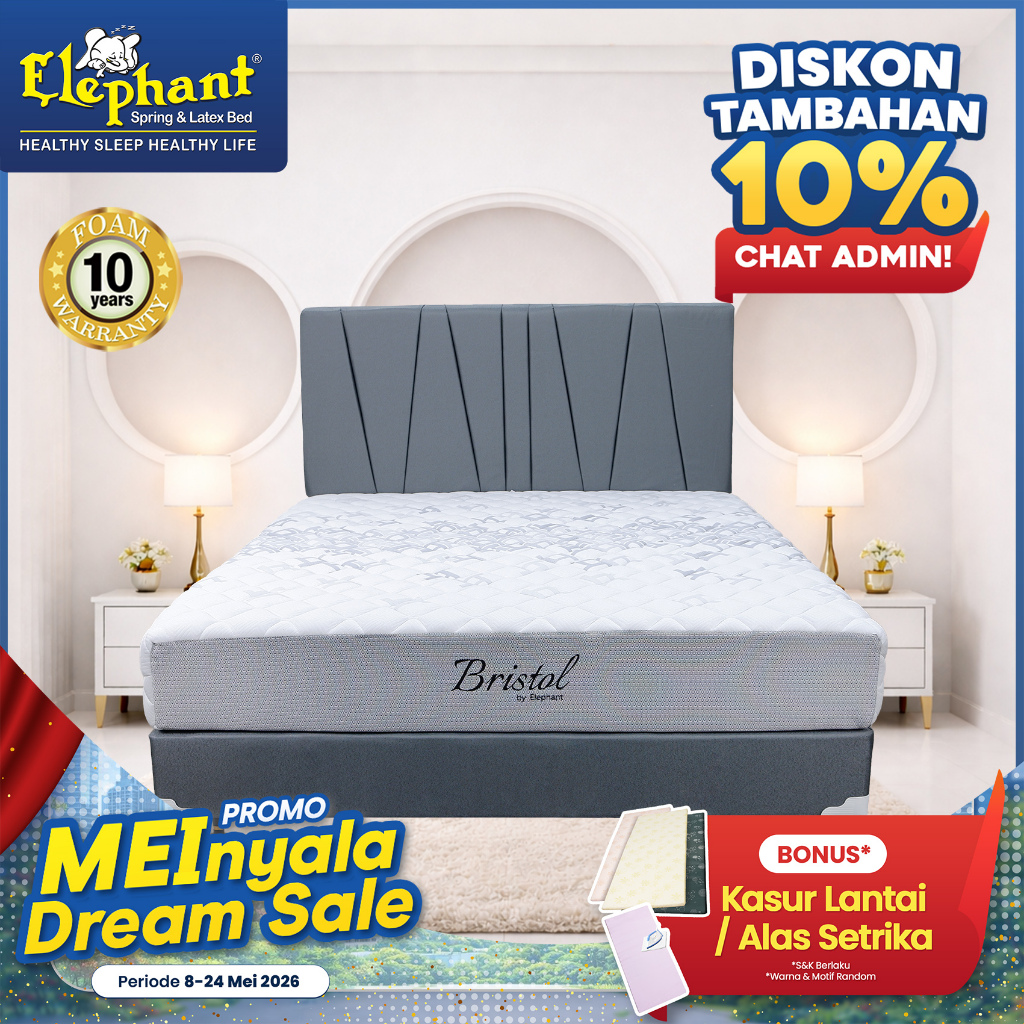 Kasur / Springbed Orthopedic Bristol Elephant 120, 160, 180, 200x200