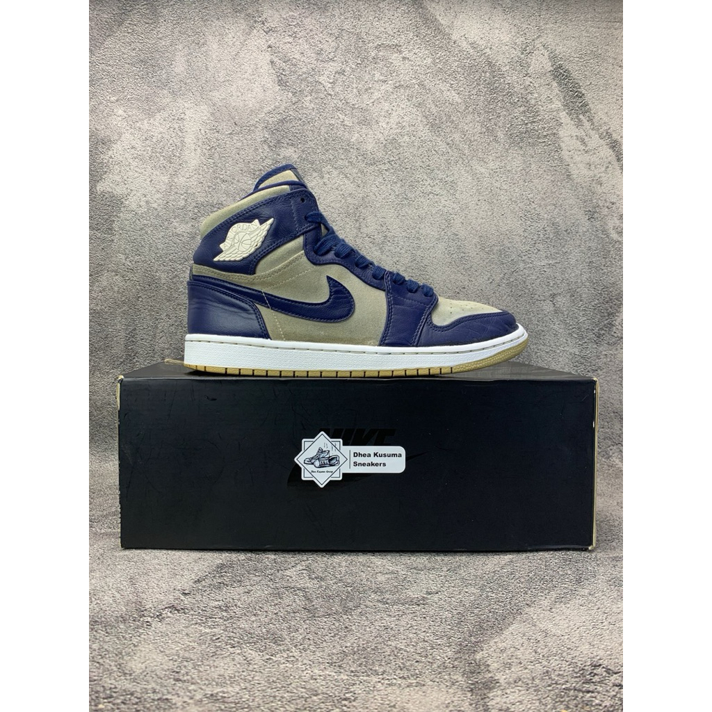 air jordan 1 high blue cream