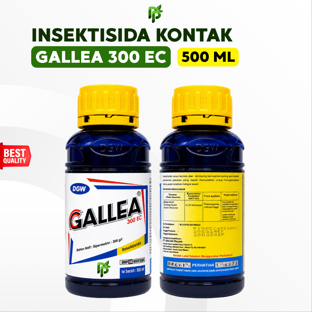 Gallea 300EC 500ml Insektisida DGW Bahan Aktif Ganda Ampuh Basmi Hama Ulat