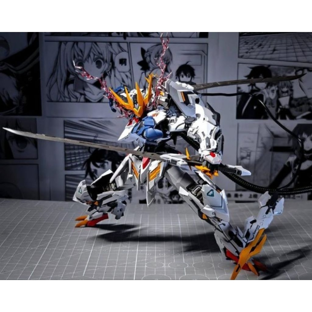 MG 1/100 Wolf Techology  Barbatos Lupus Rex GK Style Metal Frame Model Kit