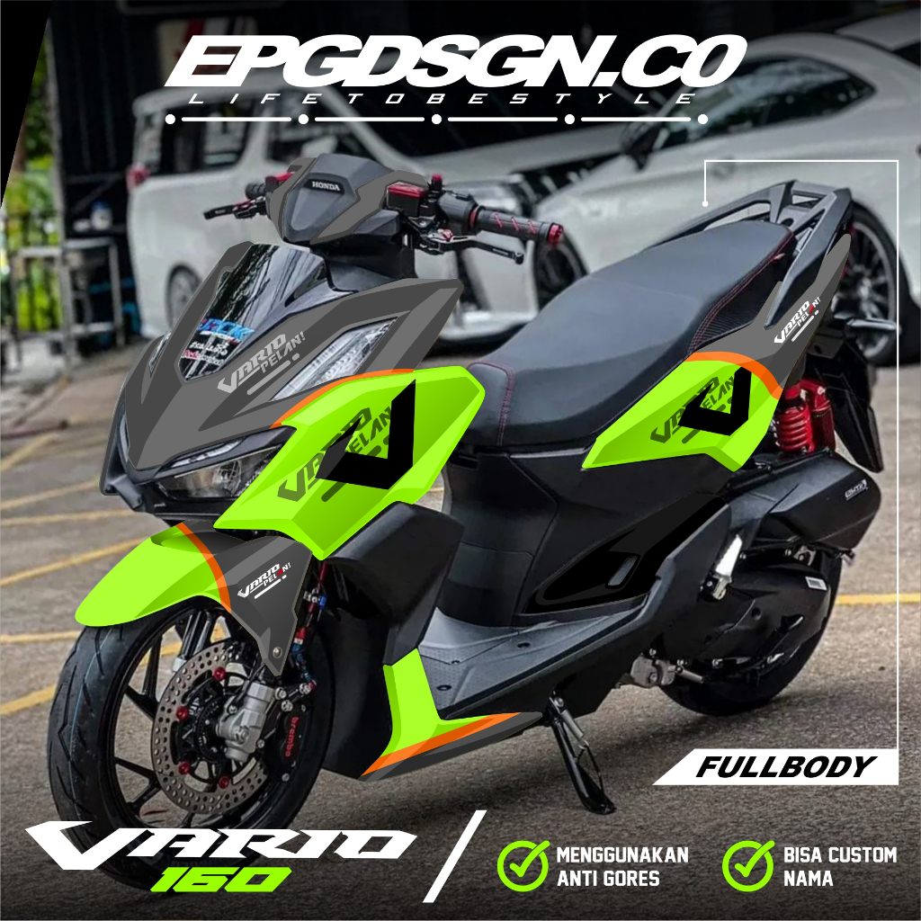 Decal Stiker Vario 160 New 2022 2023 2024 Fullbody Dekal Sticker Motor Honda Vario 160 New ABS CBS M