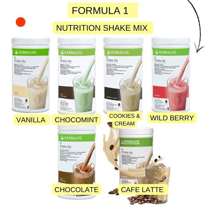 (LEPAS LABEL SEMUA ) Herbalife Shake Ori 550g - Nutrisi Lengkap, Rasa Lezat, Diet Sehat