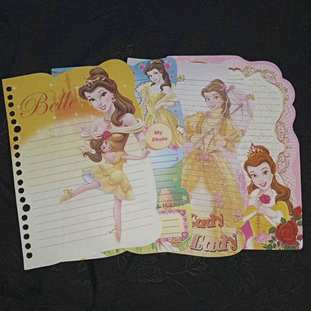 [ HARGA PERLEMBAR - MINIMAL ORDER 5 LEMBAR - VOLUME 3] BELLE ISI PRINCESS KERTAS BINDER NON HARVEST 