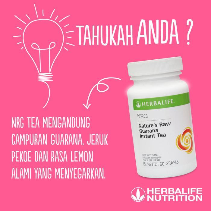(LEPAS LABEL SEMUA ) NRG Tea Herbalife Original