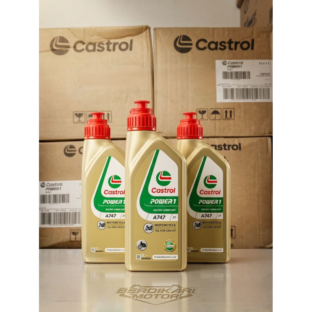 OLI ATAS OLI SAMPING CASTROL POWER 1 A747 2T 1L