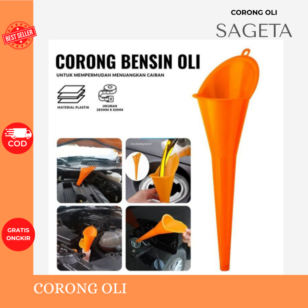 CORONG PANJANG - CORONG OLI - CORONG BENSIN - CORONG RADIATOR - CORONG OTOMOTIF - CORONG SERBAGUNA