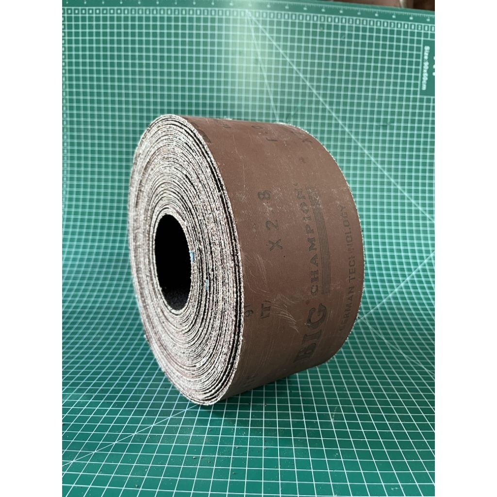Amplas Roll Big Champion Grid Grit 40-600 Lebar 10cm Panjang 25m- Kualitas Premium untuk Finishing K