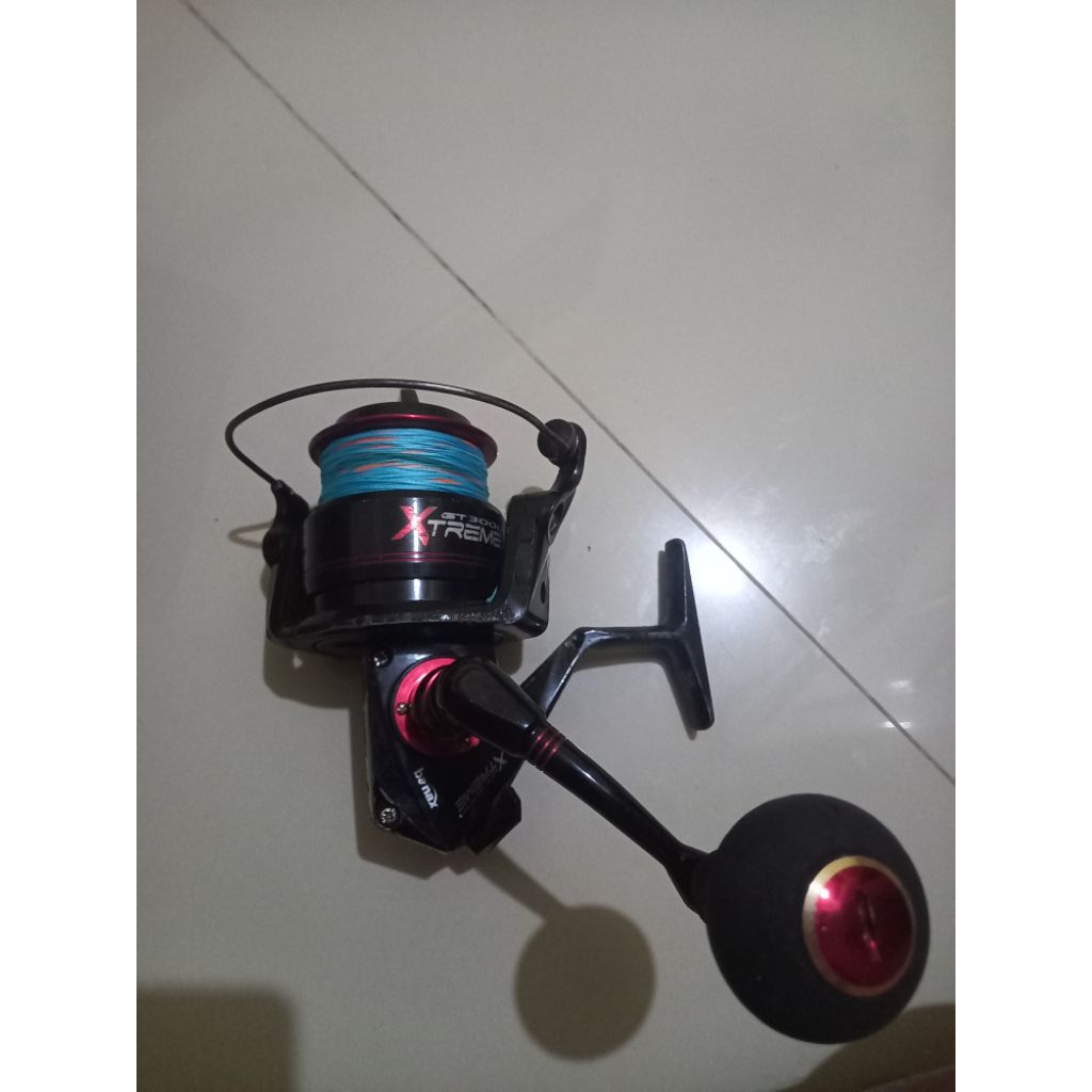banax gt extreme 3000 full metal setara reel ukuran 7000-8000 bonus pe full spull