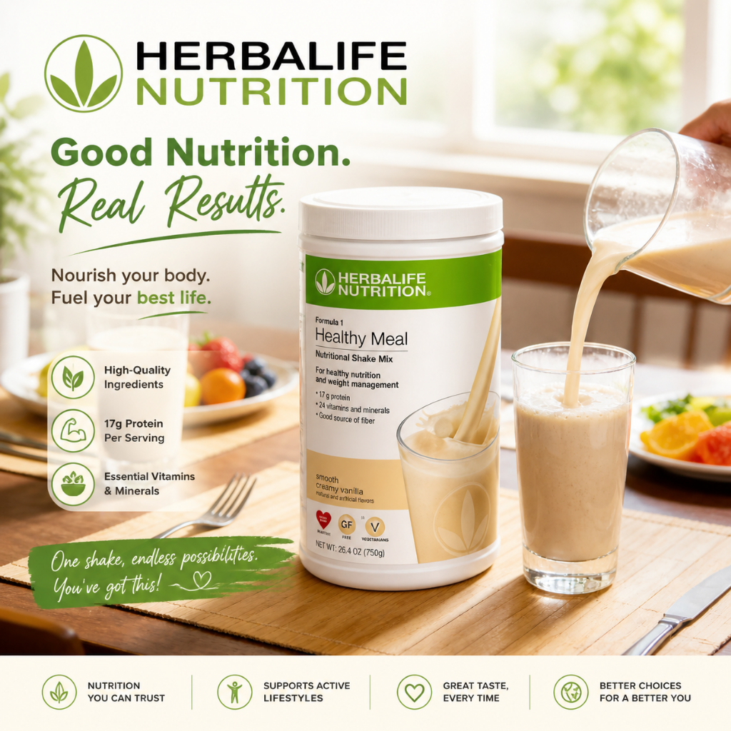 Herbalife Formula 1 Shake 550g USA Import Nutritious Protein Meal Shake