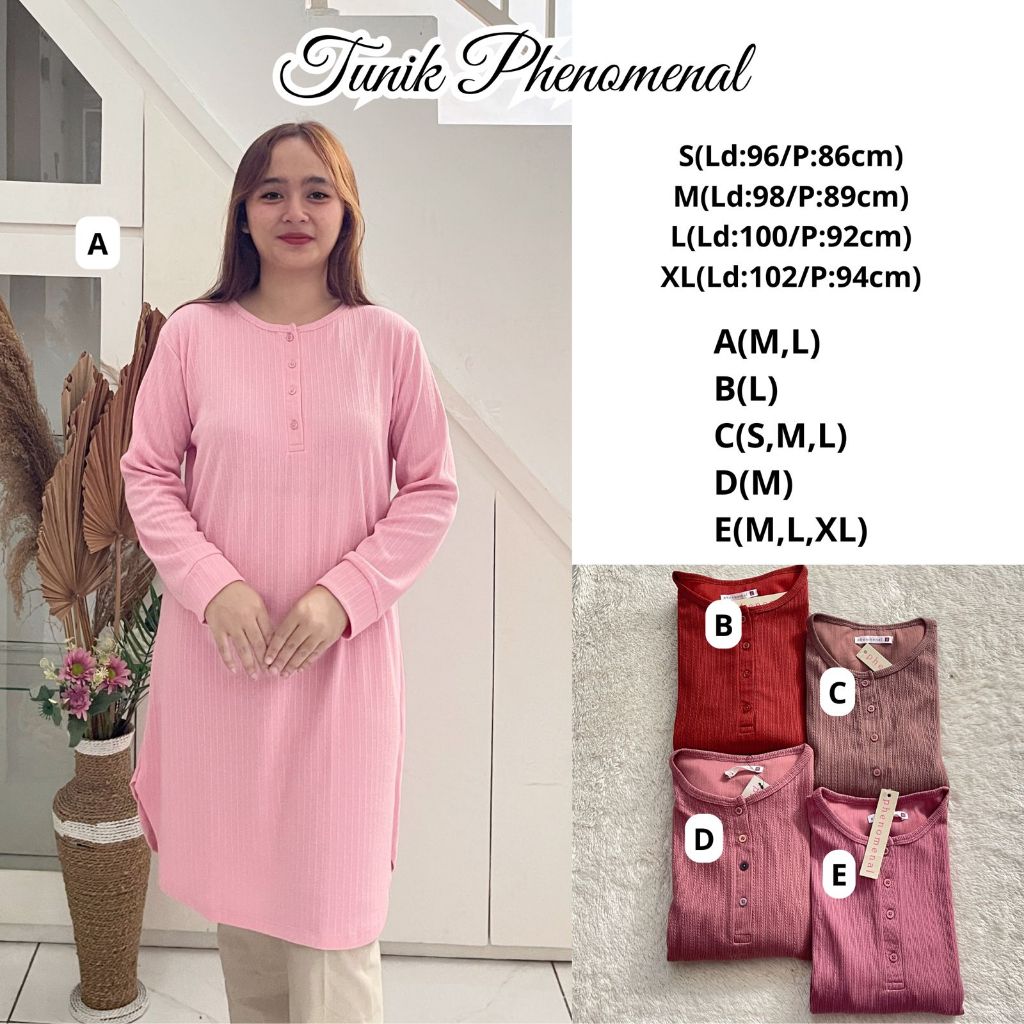 KAOS TUNIK PHENOMENAL ORIGINAL