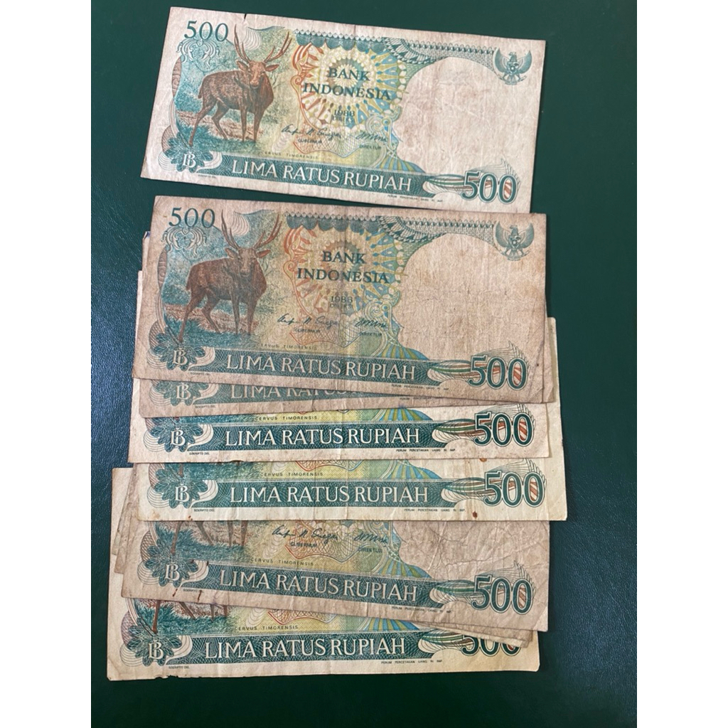 Uang Kuno 500 Rupiah Rusa